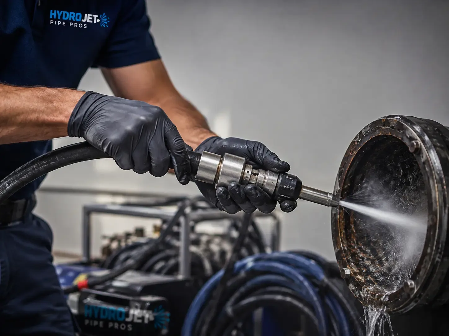 Hydro Jet Pipe Descaling in Tokio, TX